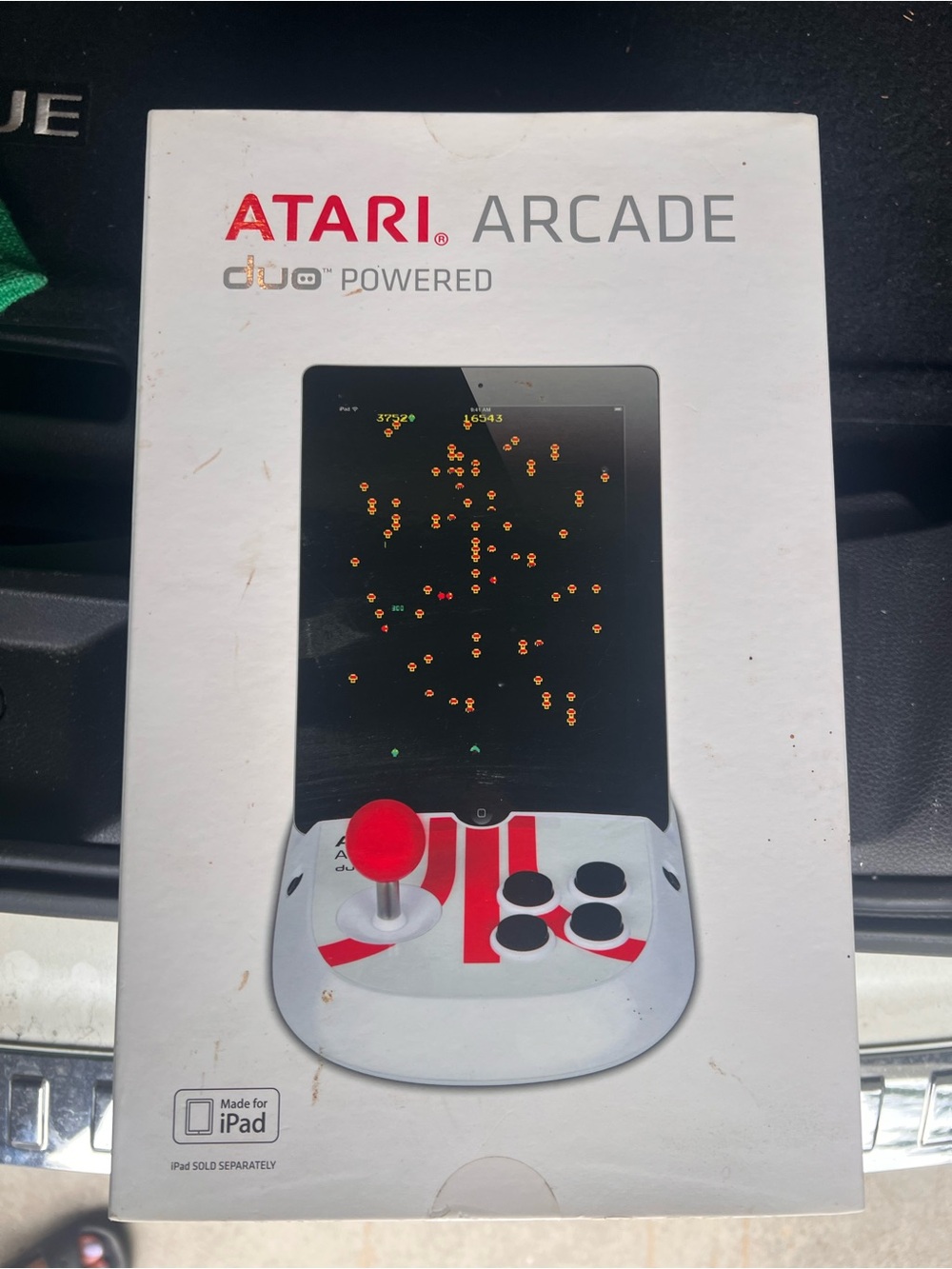 Arcade White and Red Mobile Joystick for iPad